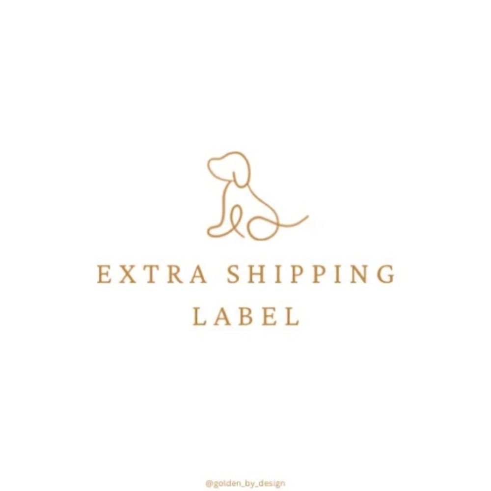 COPY - Extra Shipping lable for over 5lbs